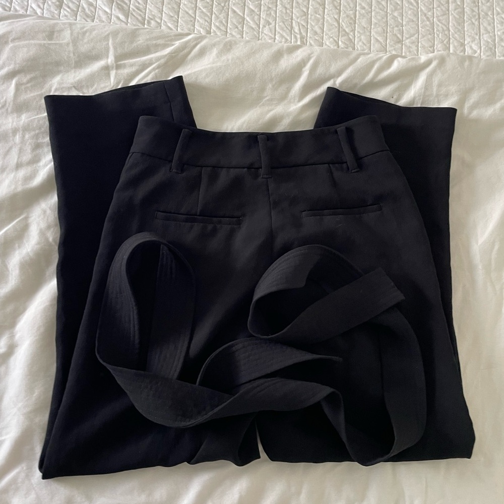 Aritzia Wilfred Black cropped pants